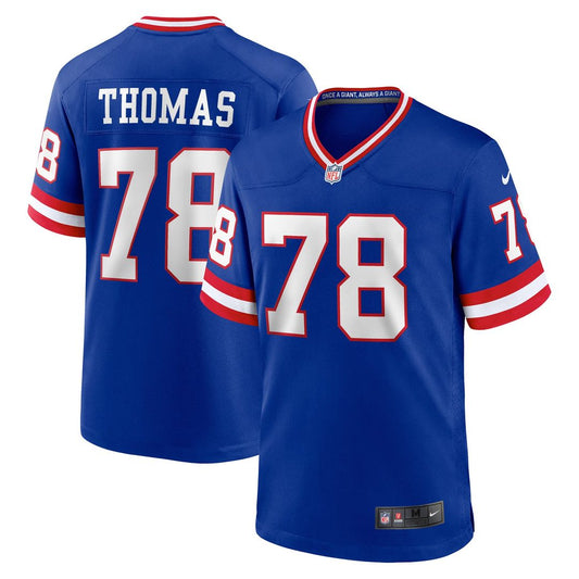 Andrew Thomas New York Giants Nike Royal Alternate Game Jersey
