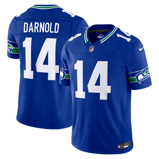 Sam Darnold Seattle Seahawks Nike Royal Alternate Vapor F.U.S.E. Stitched Limited Jersey