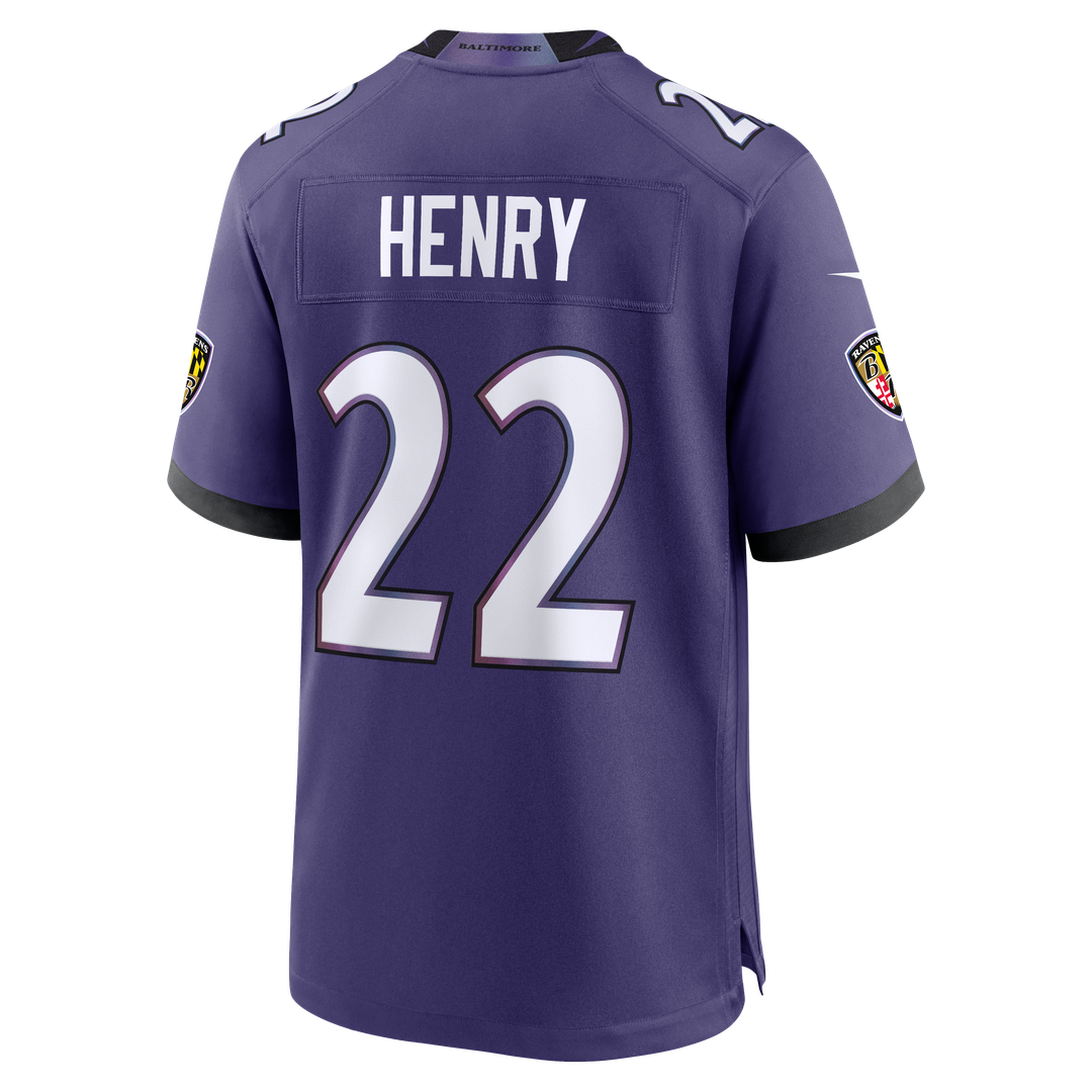 Derrick Henry Baltimore Ravens Nike Purple Team Game Jersey