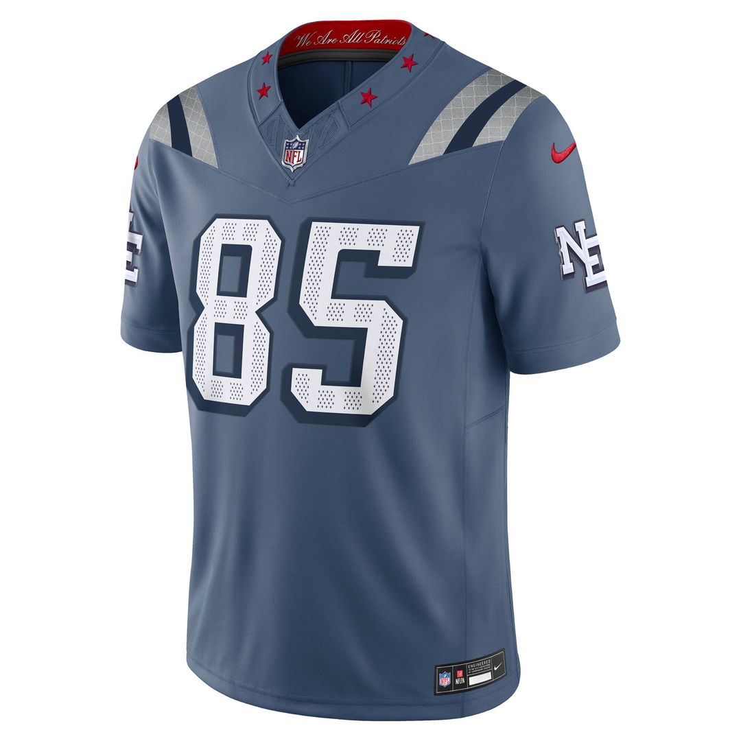 Hunter Henry New England Patriots Nike Blue Rivalries Collection Stitched Limited Jersey