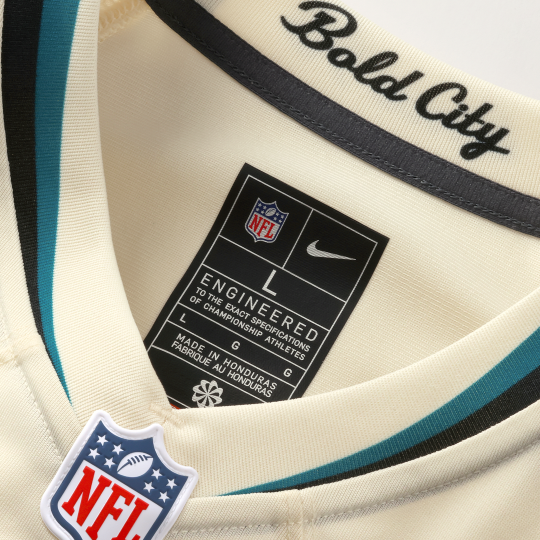 Brian Thomas Jr. Jacksonville Jaguars Nike Natural 2026 Rivalries Collection Game Jersey