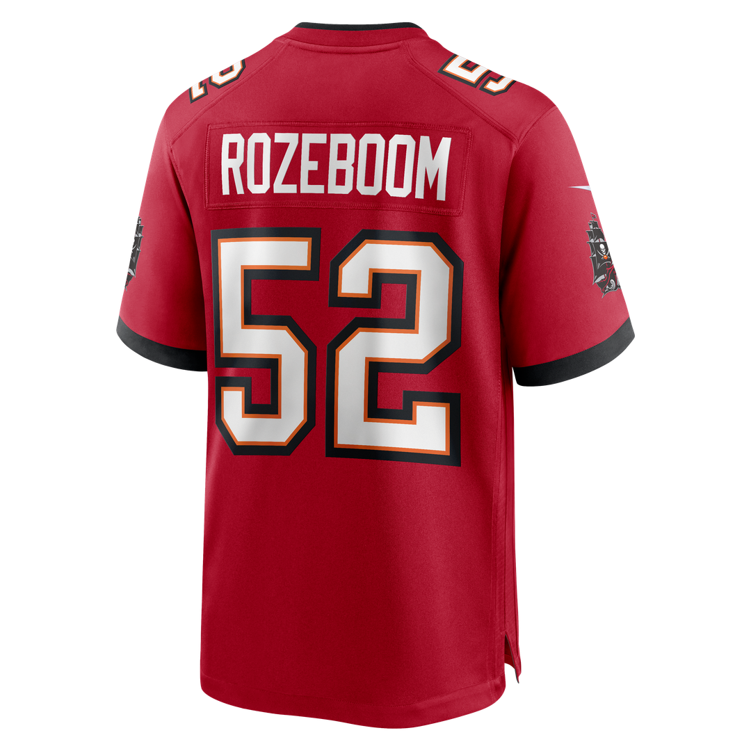 Christian Rozeboom Tampa Bay Buccaneers Nike Red Team Game Jersey
