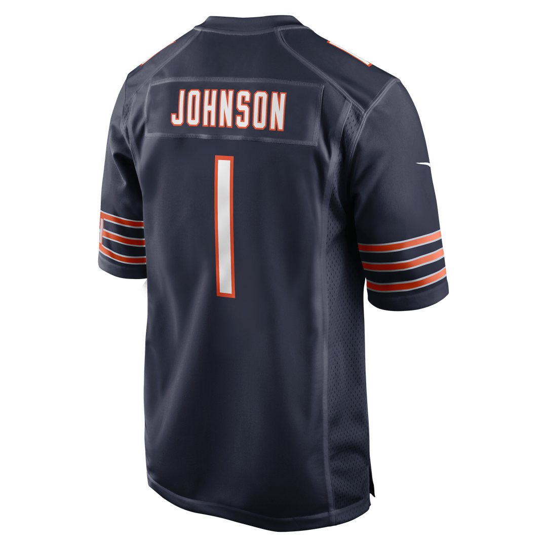 Jaylon Johnson Chicago Bears Nike Navy Game Jersey