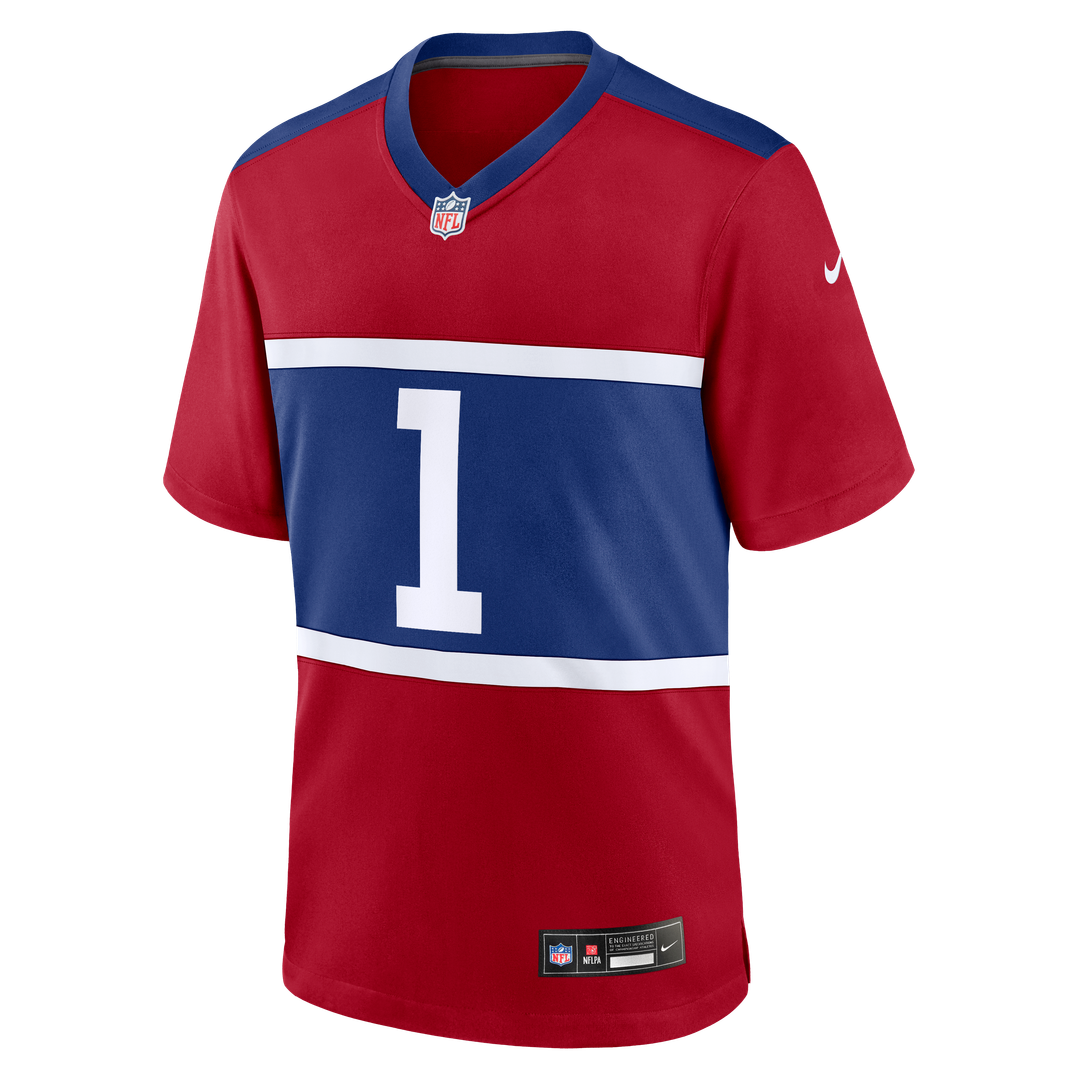 Malik Nabers New York Giants Nike Royal Player Game Jersey