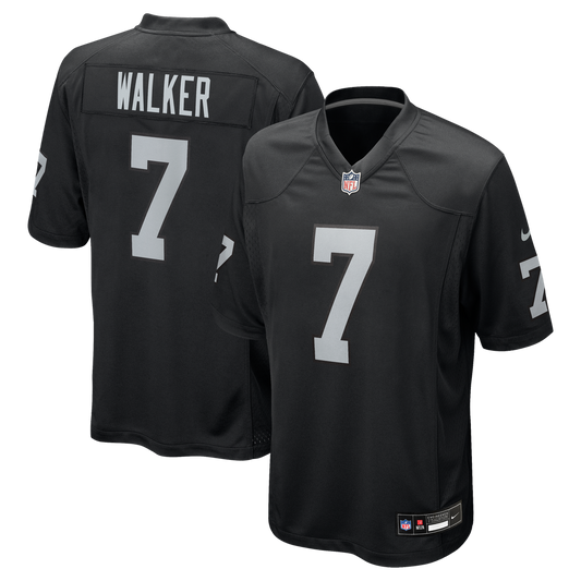 Quay Walker Las Vegas Raiders Nike Black Team Game Jersey