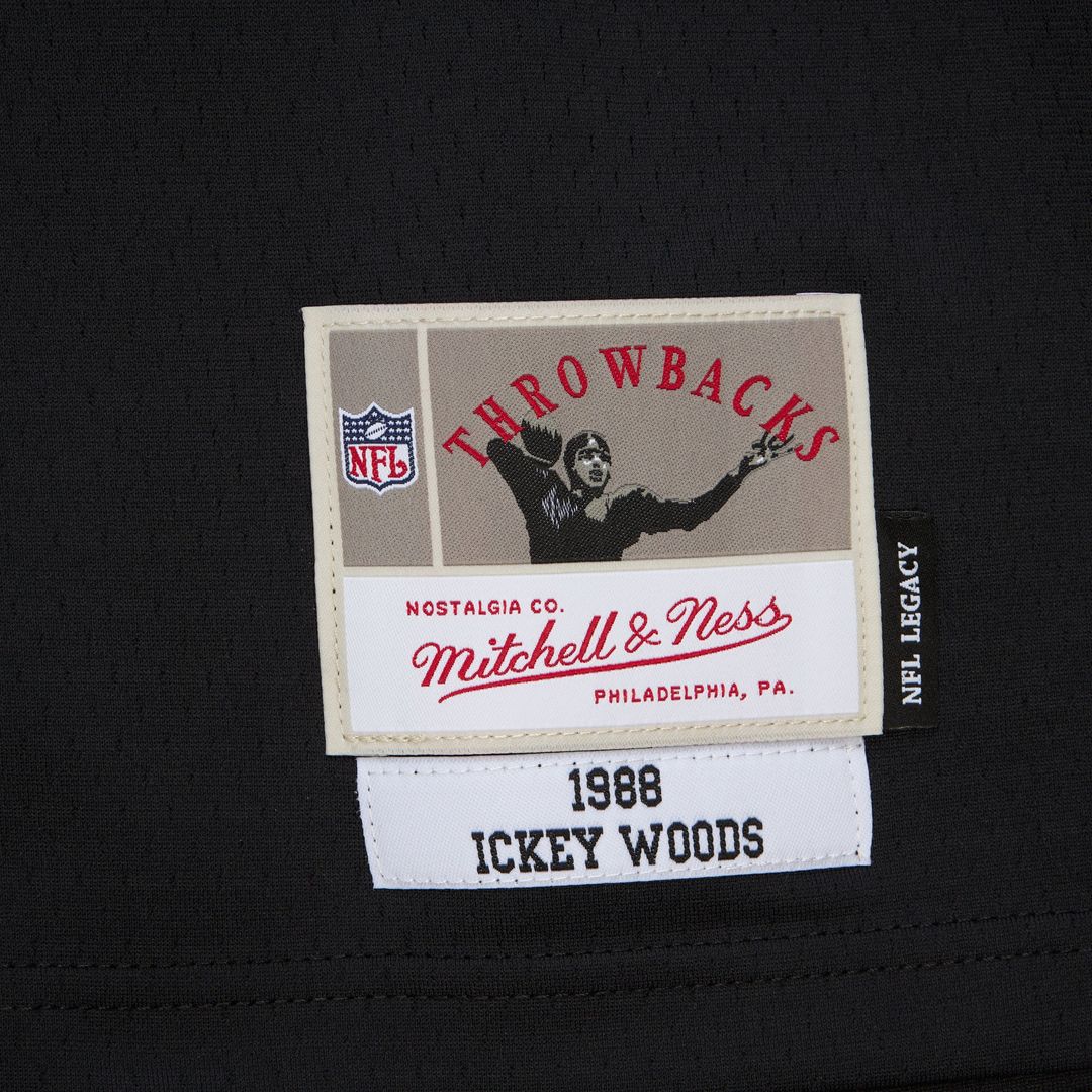 Ickey Woods Cincinnati Bengals Mitchell & Ness Black 1988 Legacy Replica Jersey