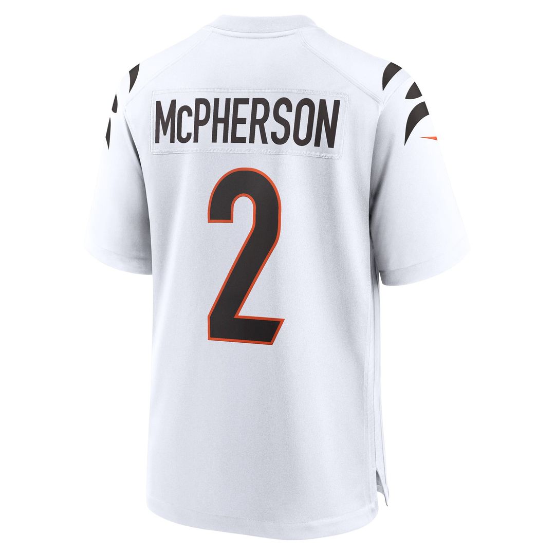 Evan McPherson Cincinnati Bengals Nike White Game Player Jersey