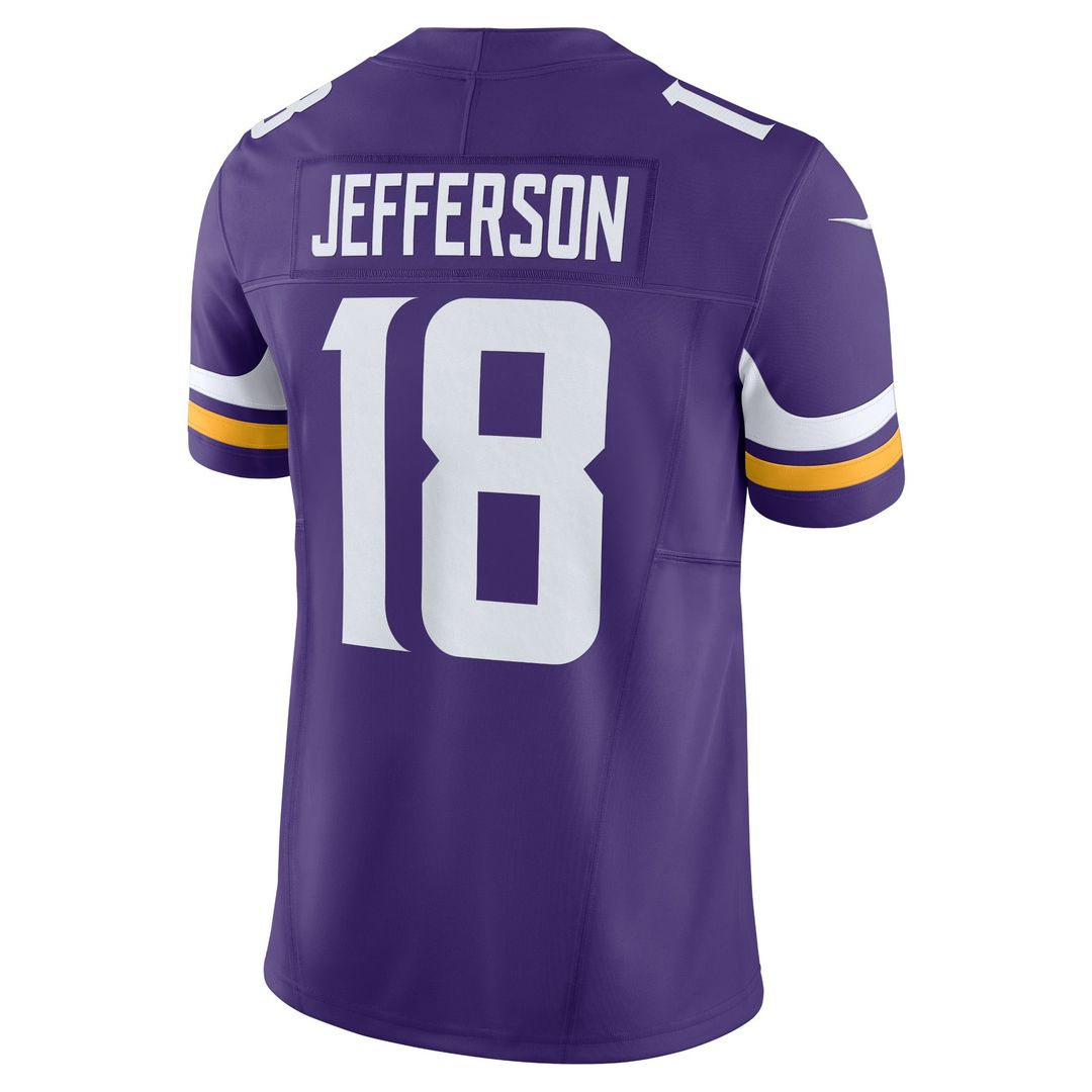 Justin Jefferson Minnesota Vikings Nike Purple Vapor F.U.S.E. Limited Jersey