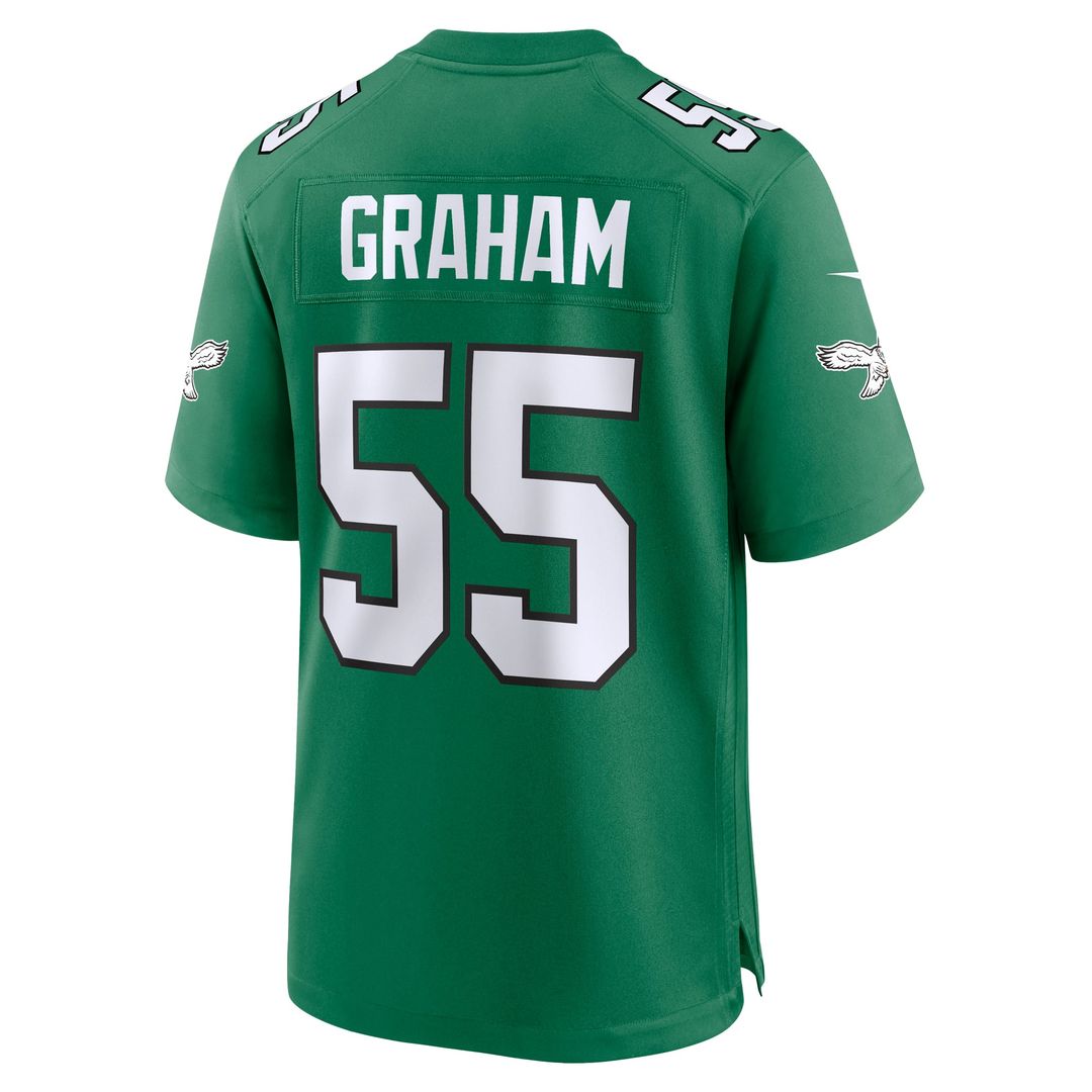 Brandon Graham Philadelphia Eagles Nike Kelly Green Alternate Game Jersey