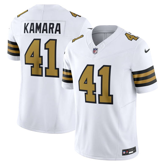 Alvin Kamara New Orleans Saints Nike White Alternate Vapor F.U.S.E. Limited Jersey