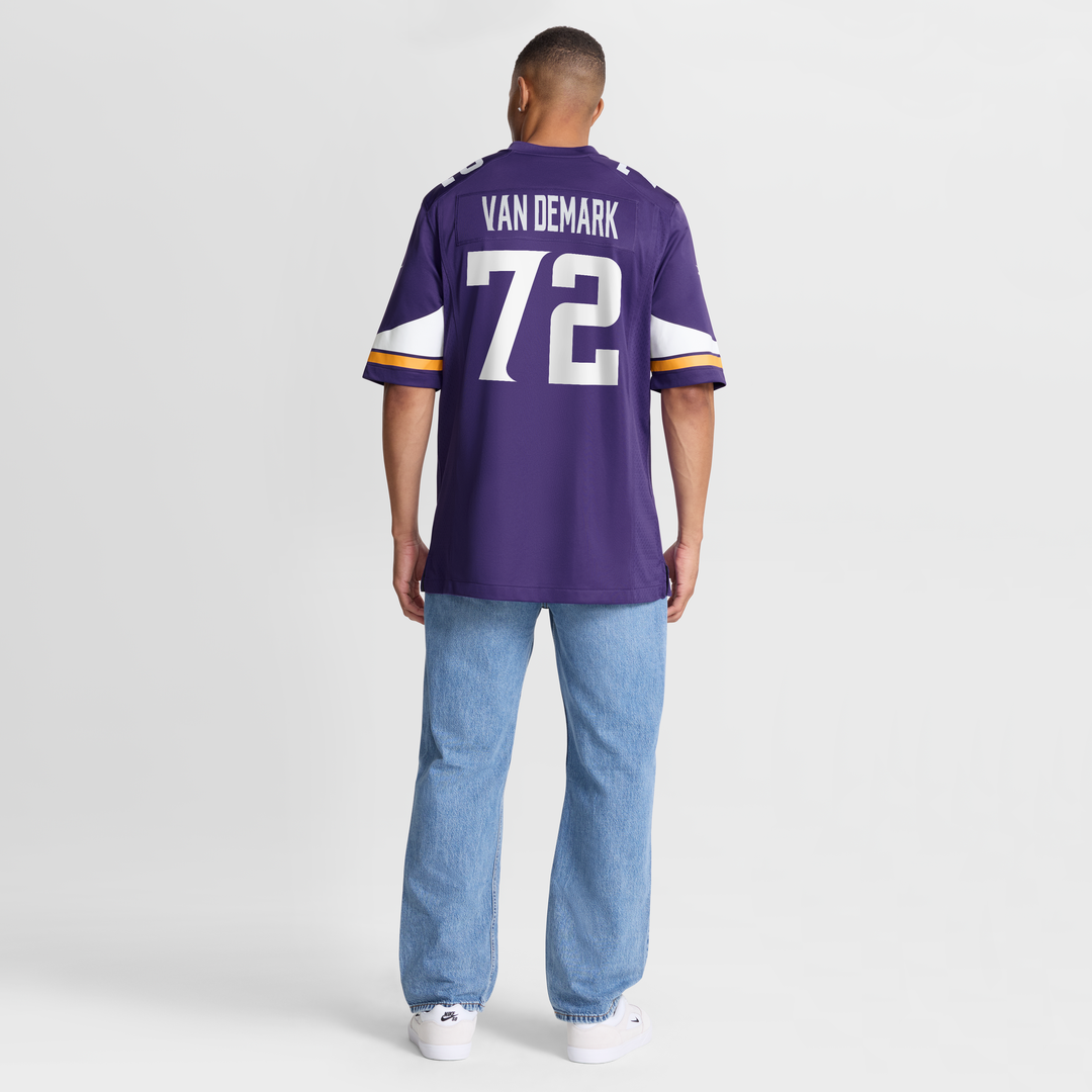 Ryan Van Demark Minnesota Vikings Nike Purple Team Game Jersey