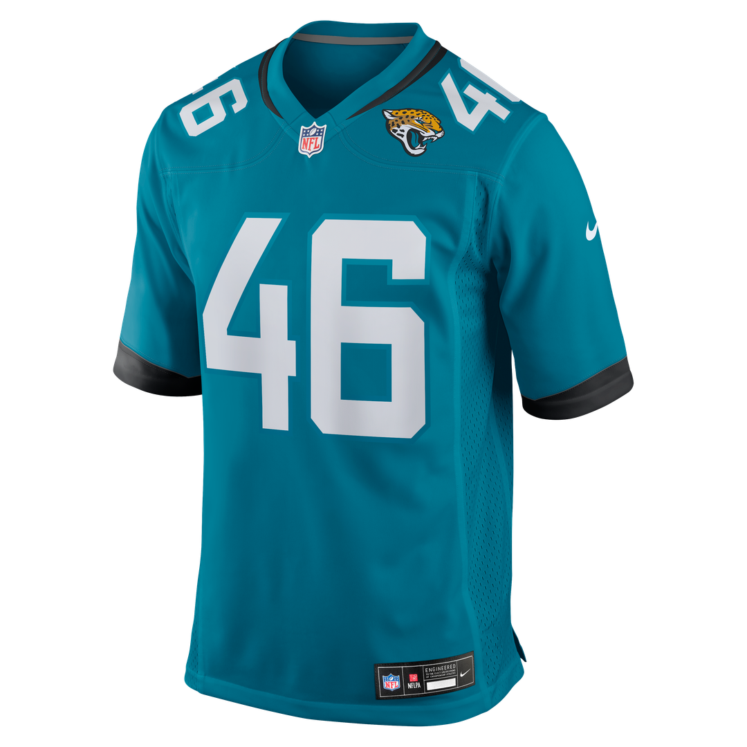 Ross Matiscik Jacksonville Jaguars Nike Teal Game Jersey