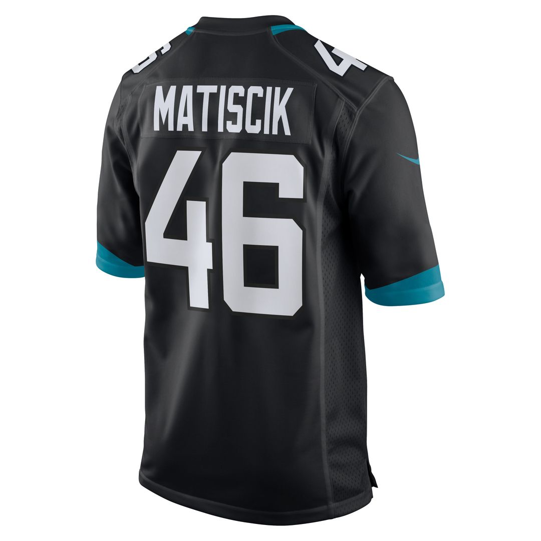 Ross Matiscik Jacksonville Jaguars Nike Teal Game Jersey