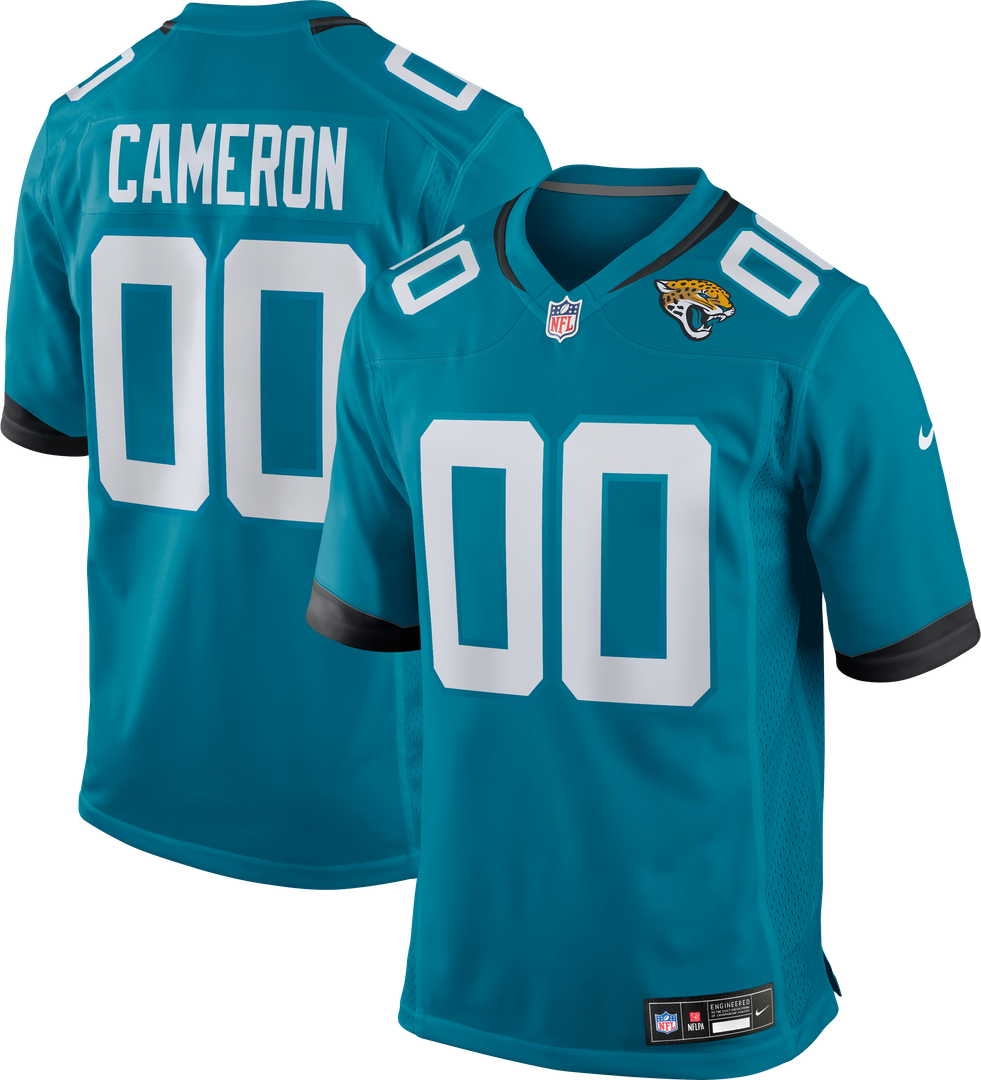 Josh Cameron Jacksonville Jaguars Nike Teal Game Jersey