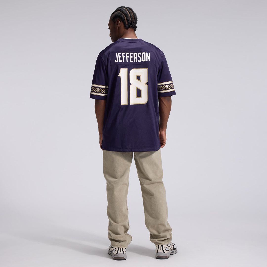 Justin Jefferson Minnesota Vikings Nike Purple 2026 Rivalries Collection Game Jersey