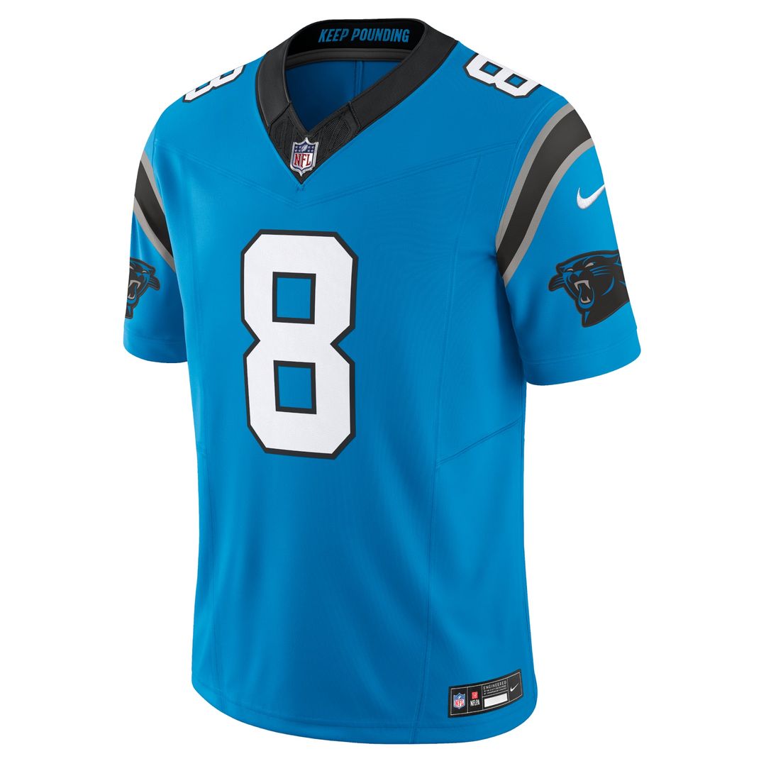 Jaycee Horn Carolina Panthers Nike Blue Vapor F.U.S.E. Limited Jersey