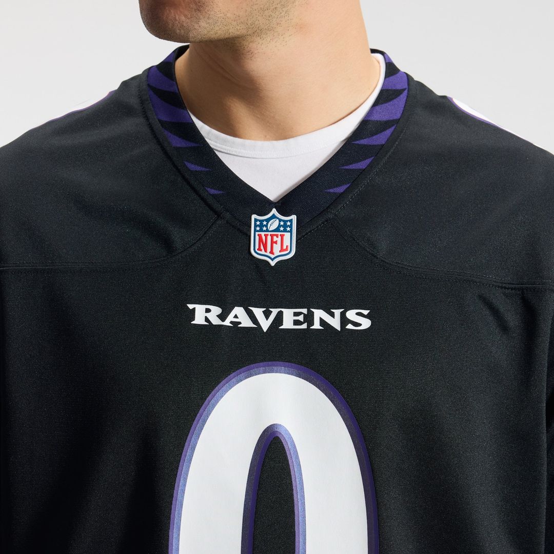 Roquan Smith Baltimore Ravens Nike Black Alternate Game Jersey