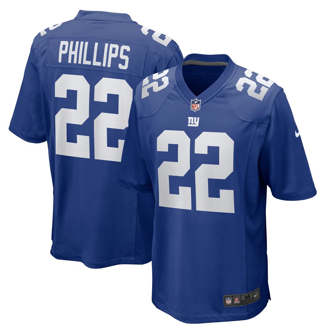 Dru Phillips New York Giants Nike Royal Team Game Jersey