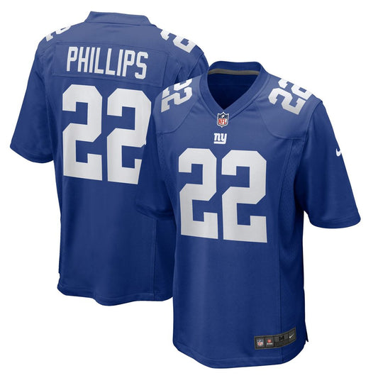Dru Phillips New York Giants Nike Royal Team Game Jersey