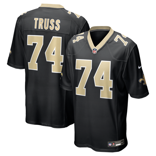 Xavier Truss New Orleans Saints Nike Black Team Game Jersey