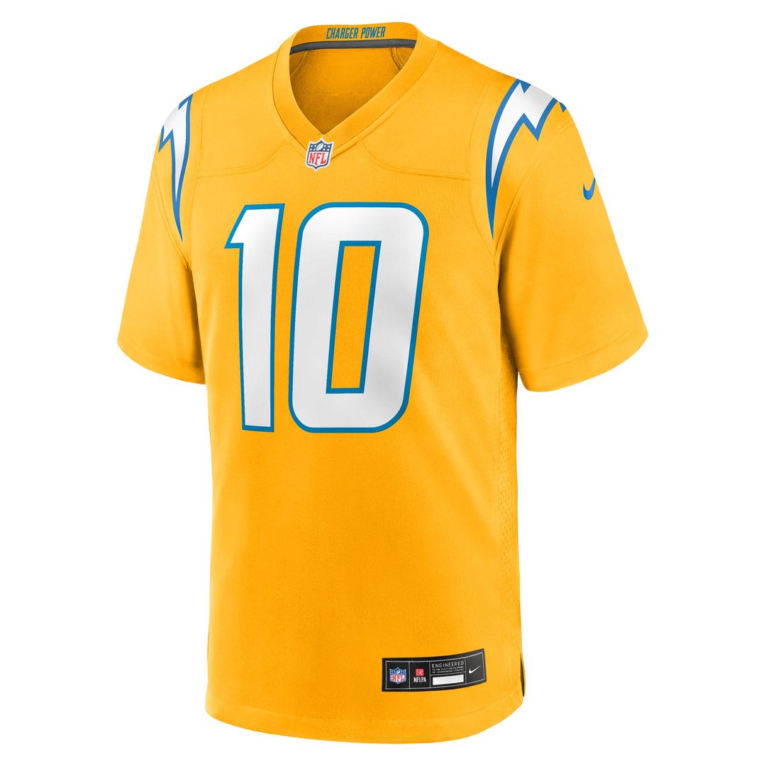 Justin Herbert Los Angeles Chargers Nike Powder Blue Player Game Jersey