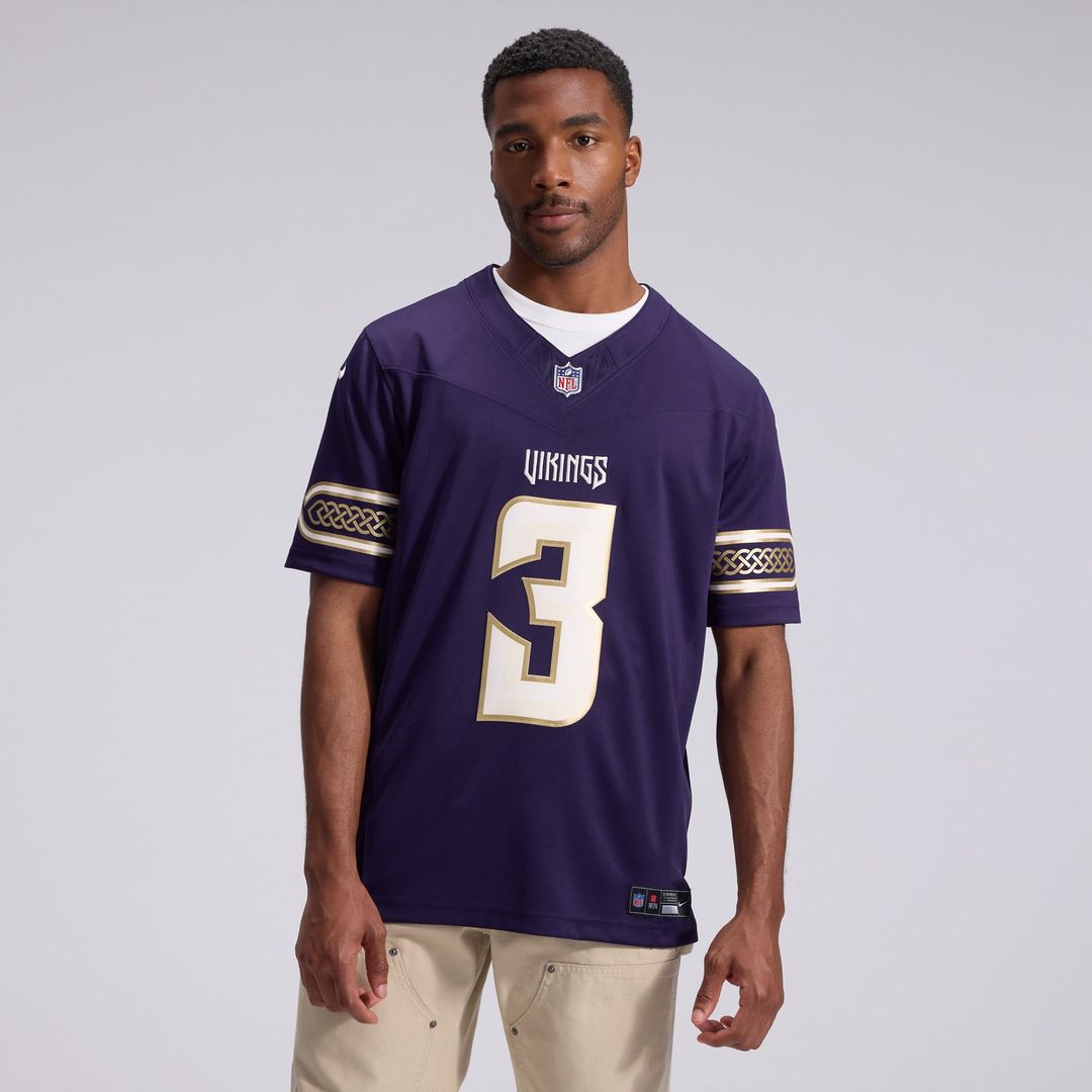 Jordan Addison Minnesota Vikings Nike Purple 2026 Rivalries Collection Stitched Limited Jersey
