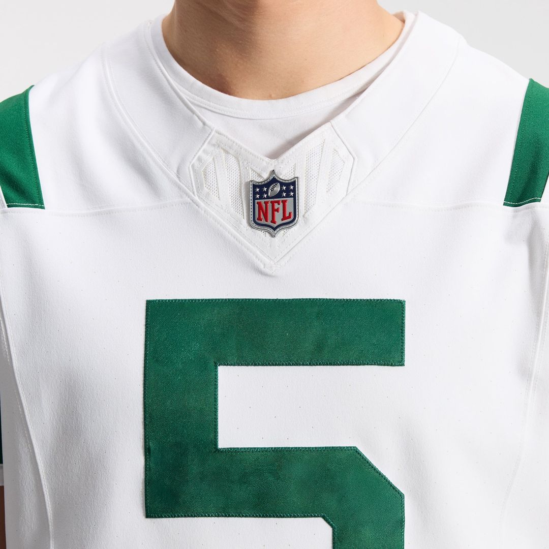 Garrett Wilson New York Jets Nike White Classic Alternate Vapor F.U.S.E. Elite Jersey