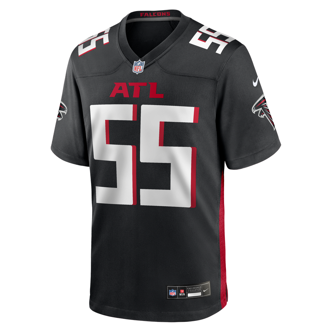 John Abraham Atlanta Falcons Nike Black Game Retired Player Jersey