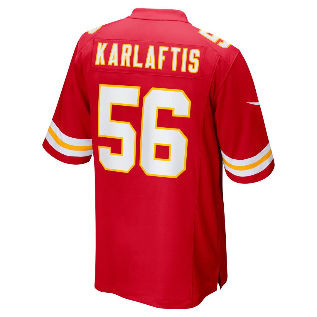 George Karlaftis Kansas City Chiefs Nike Red Player Game Jersey