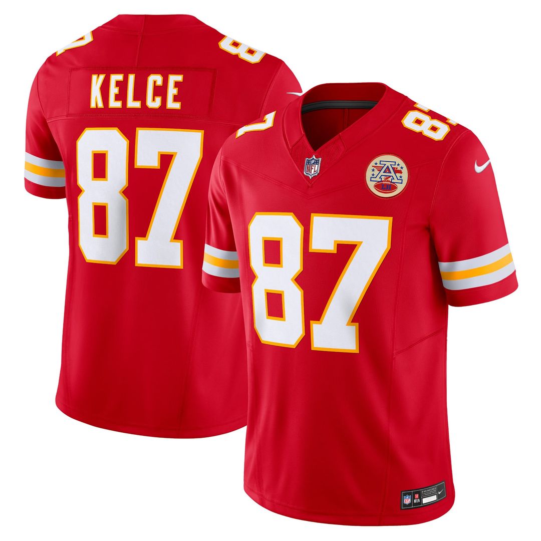 Travis Kelce Kansas City Chiefs Nike Red Vapor F.U.S.E. Limited Jersey