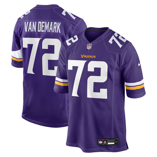 Ryan Van Demark Minnesota Vikings Nike Purple Team Game Jersey