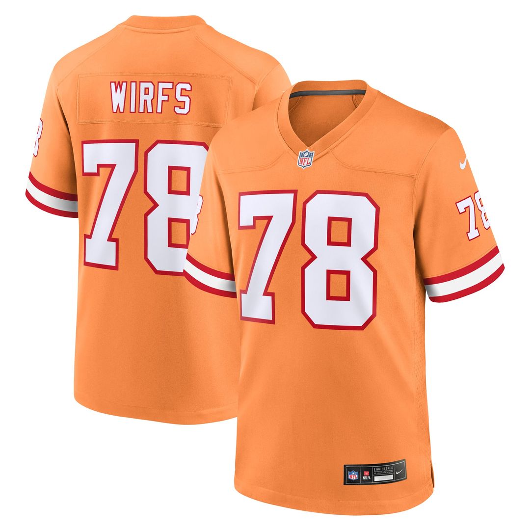Tristan Wirfs Tampa Bay Buccaneers Nike Red Player Game Jersey