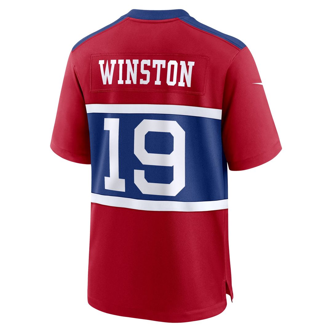 Jameis Winston New York Giants Nike Century Red Alternate Game Jersey