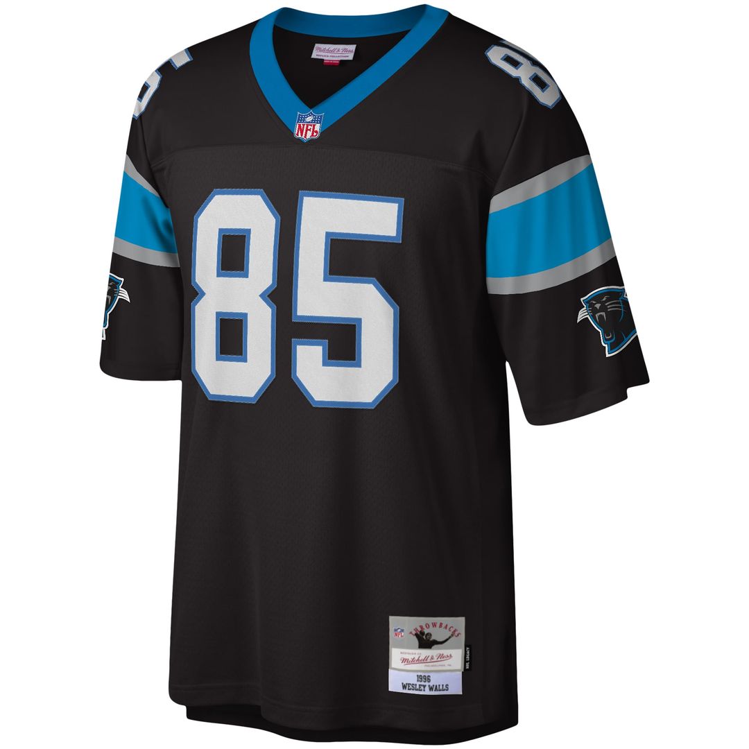 Wesley Walls Carolina Panthers Mitchell & Ness Black Legacy Replica Jersey