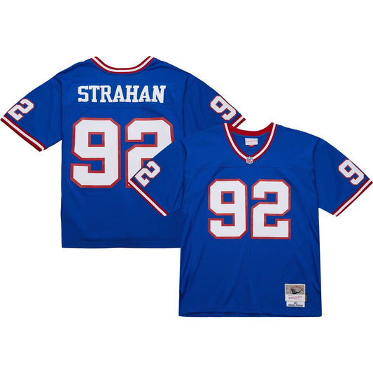 Michael Strahan New York Giants Mitchell & Ness Royal Big & Tall 1993 Retired Player Replica Jersey