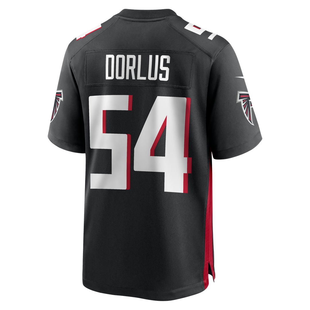 Brandon Dorlus Atlanta Falcons Nike Black Team Game Jersey