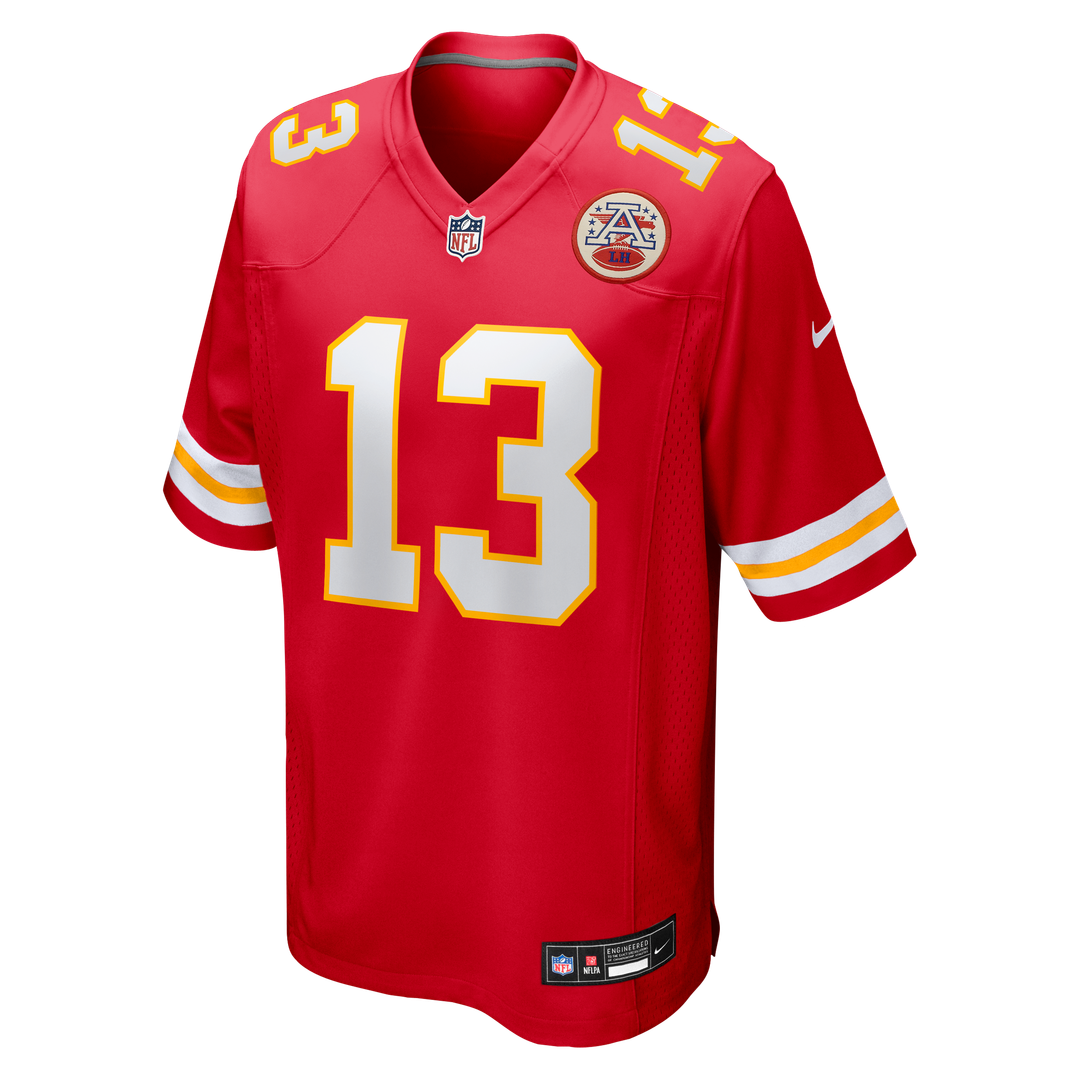 Nazeeh Johnson Kansas City Chiefs Nike Red Game Player Jersey