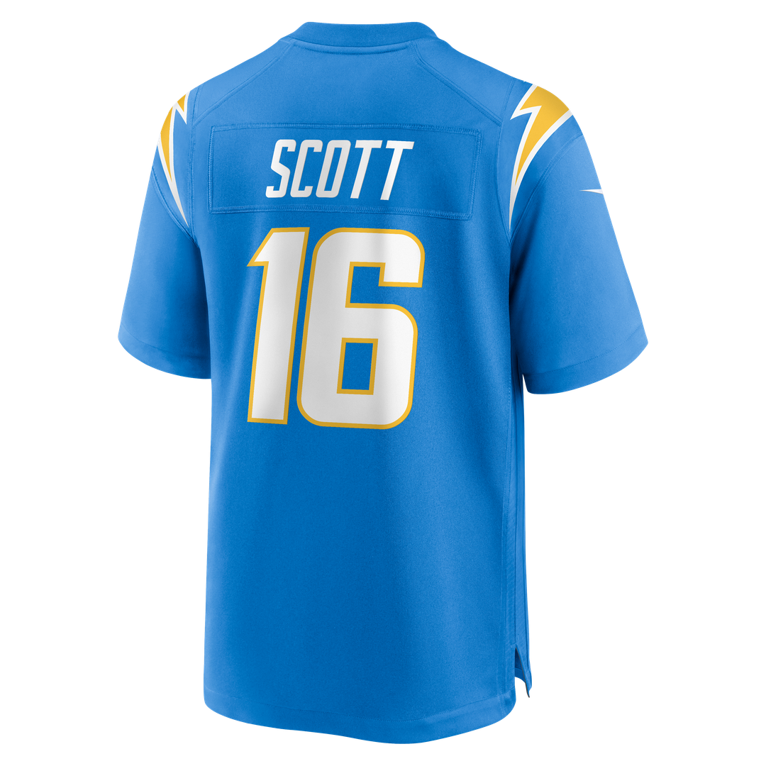 JK Scott Los Angeles Chargers Nike Powder Blue Game Jersey