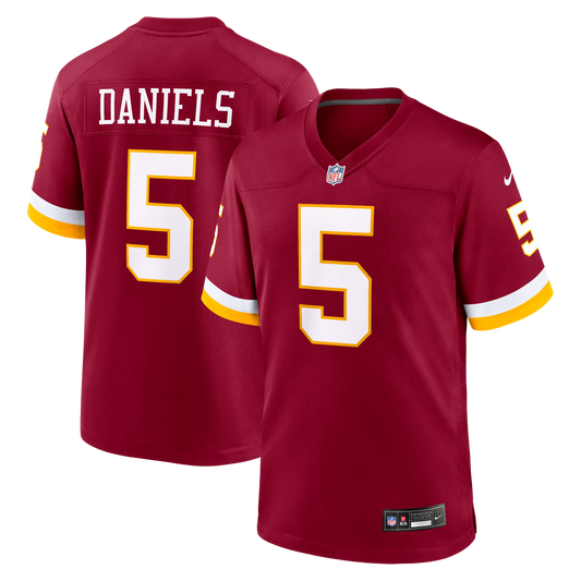 Jayden Daniels Washington Commanders Nike Burgundy Game Jersey