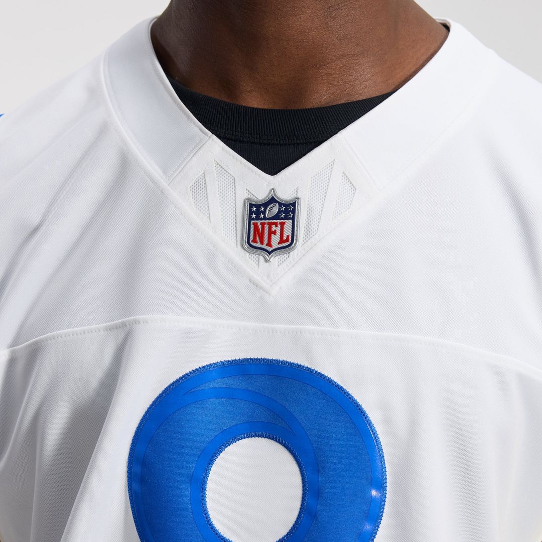 Jared Verse Los Angeles Rams Nike White Vapor F.U.S.E. Stitched Limited Jersey