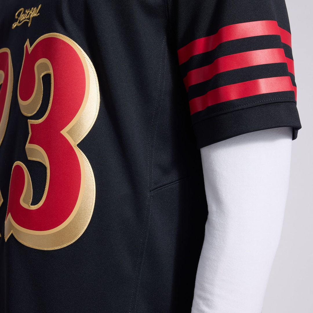 Christian McCaffrey San Francisco 49ers Nike Black Rivalries Collection Stitched Limited Jersey