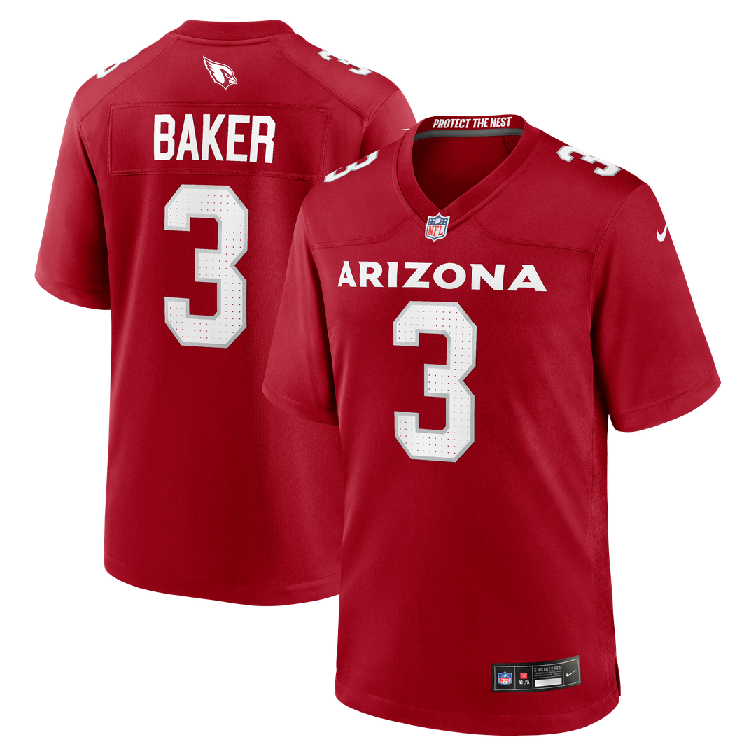 Budda Baker Arizona Cardinals Nike Cardinal Game Player Jersey
