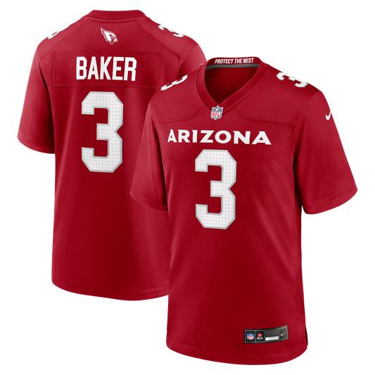 Budda Baker Arizona Cardinals Nike Cardinal Game Player Jersey