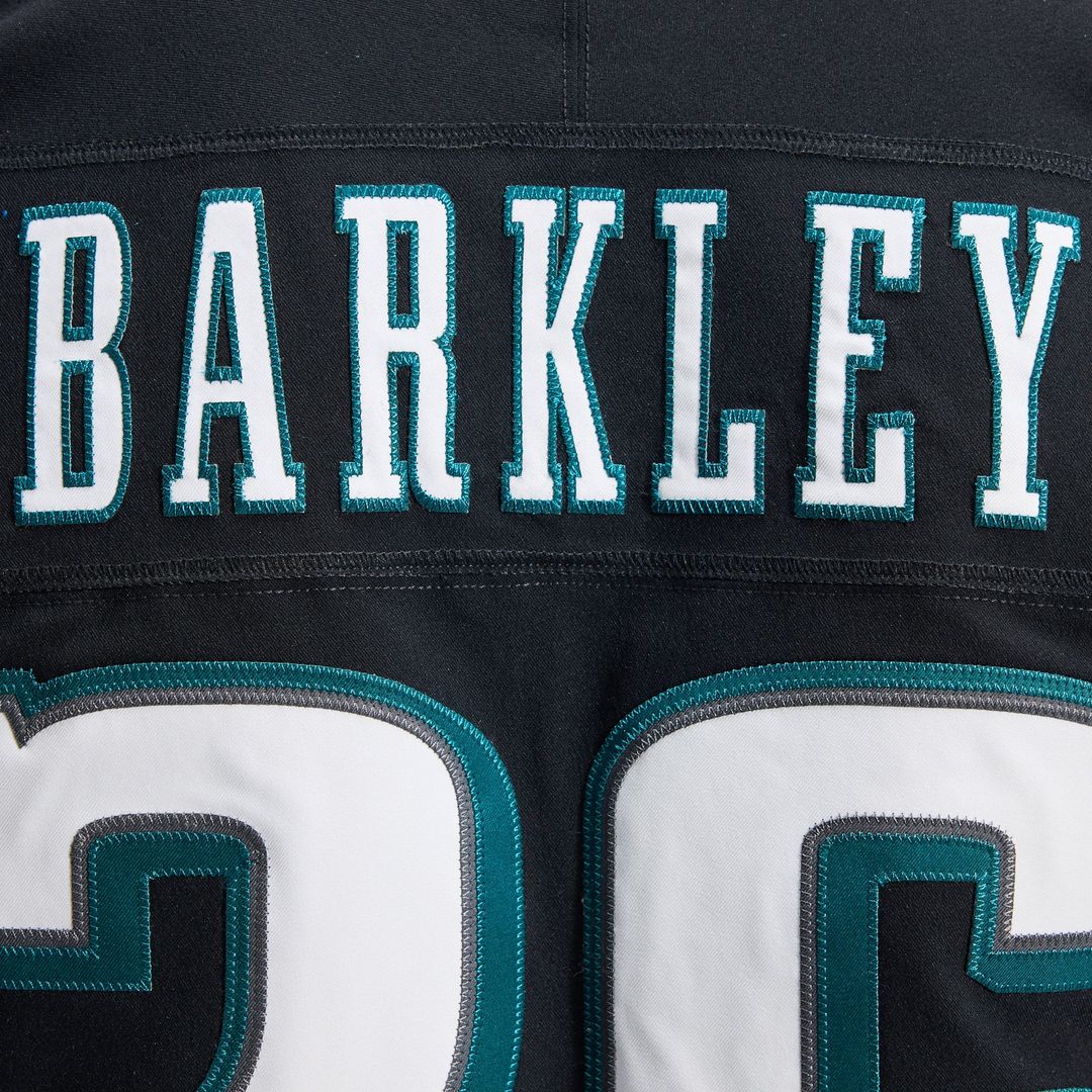 Saquon Barkley Philadelphia Eagles Nike Black Alternate Vapor F.U.S.E. Elite Jersey