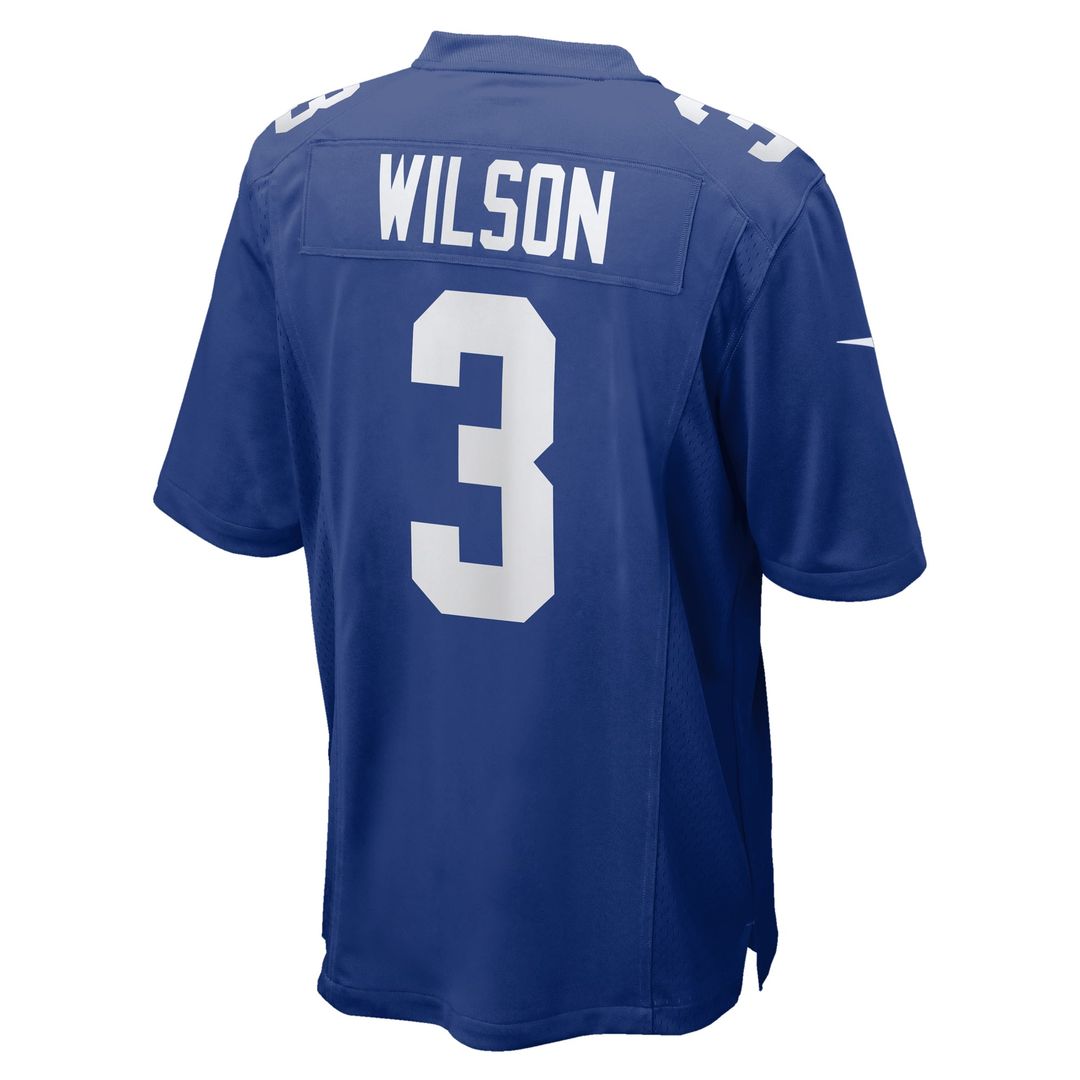 Russell Wilson New York Giants Nike Royal Game Jersey