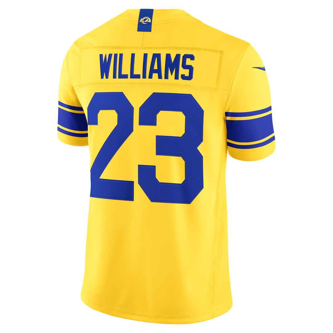 Kyren Williams Los Angeles Rams Nike White Vapor F.U.S.E. Stitched Limited Jersey