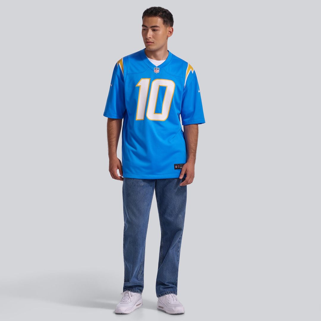 Justin Herbert Los Angeles Chargers Nike Powder Blue Player Game Jersey
