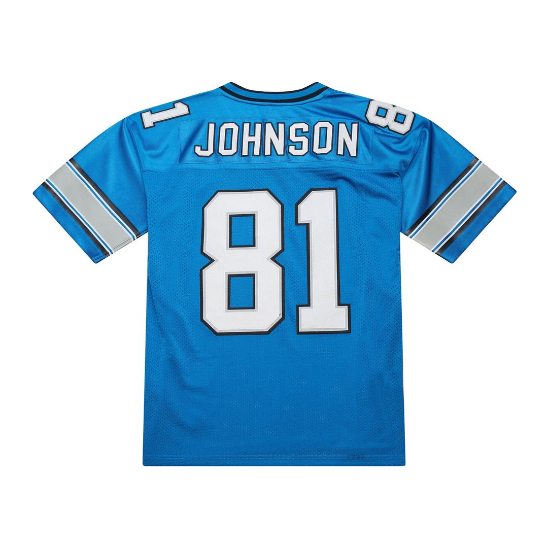 Calvin Johnson Detroit Lions Mitchell & Ness Black 2007 Authentic Throwback Jersey