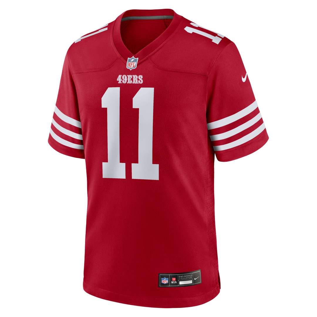 Brandon Aiyuk San Francisco 49ers Nike Scarlet Game Player Jersey