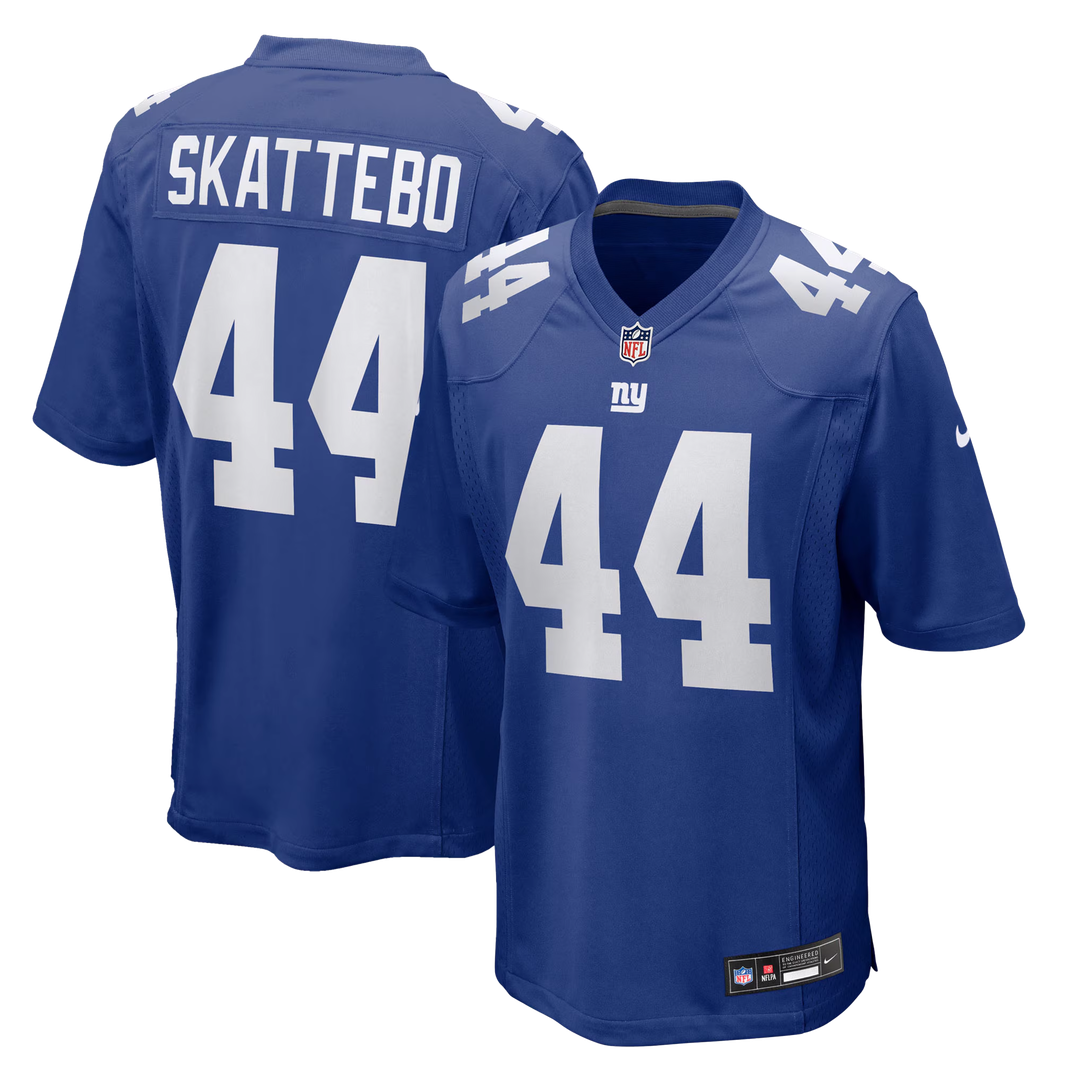 Cam Skattebo New York Giants Nike Red Alternate Century Red Game Jersey